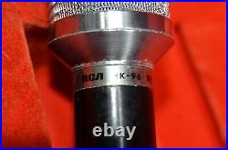 RCA HK-96 Dynamic Microphone Uni Directional Vintage Mic with Cord Parts Repair