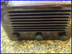 RCA Radiola 61-10 Tube Radio 1946 Bakelite AM Shortwave Parts Restore Vintage
