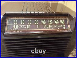 RCA Radiola 61-10 Tube Radio 1946 Bakelite AM Shortwave Parts Restore Vintage