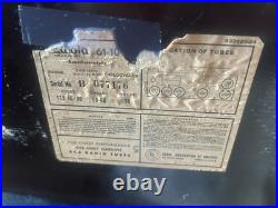 RCA Radiola 61-10 Tube Radio 1946 Bakelite AM Shortwave Parts Restore Vintage