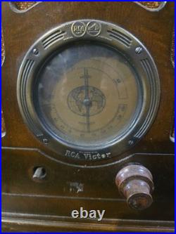 RCA Victor 121 Cathedral Tube Radio Tombstone 1930s Antique VTG As Is Parts