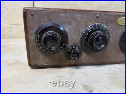 READ AD! Antique Atwater Kent Model 20 Tube Radio Receiving Set for parts