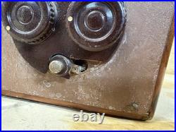 READ AD! Antique Atwater Kent Model 20 Tube Radio Receiving Set for parts