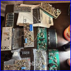 RL Drake Parts Lot Vintage Computer Board Ham Radio Board Manual Chips Etc