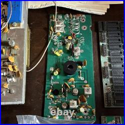 RL Drake Parts Lot Vintage Computer Board Ham Radio Board Manual Chips Etc