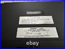 Radio Shack Tandy 200 Portable Computer Rare Vintage Parts Repair
