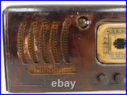 Rare Art Deco Gold Coast Super Radio Receiver 1115 Bakelite Knobs Parts Repair