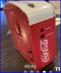 Rare Coca-Cola TV. Radio interior Vintage Missing Parts(code, Remote controller)
