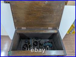 Rare Prewar Vacuum Tube Radio Antique Vintage Junk Parts Repair Needed JAPAN JP
