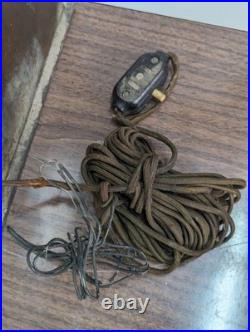 Rare Prewar Vacuum Tube Radio Antique Vintage Junk Parts Repair Needed JAPAN JP