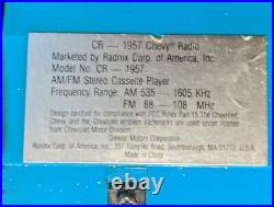 Rare Randix Turquoise'57 Chevy AM-FM Radio Cassette Player For Parts