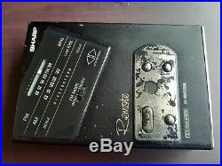 Rare Sharp C 869 Walkman Am FM Radio cassette player Vintage retro for parts