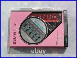 Rare Vintage Aiwa Cassette Boy Walkman HS-R9, Powers On, Radio Works, For Parts
