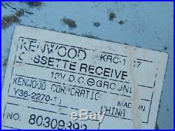 Rare Vintage Chevrolet Kenwood KRC-1007 Cassette Receiver Radio Estate Parts