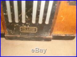 Rare & Vintage Deluxe Superheterodyne Masterpiece tube radio 1731 for Parts