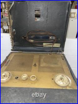 Rare Vintage Emerson Model 1146 AM Radio and Television For Parts Or Restore 50s