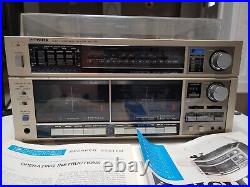 Rare Vintage Fisher MC-725 Audio Component System Record Tape Radio For Parts