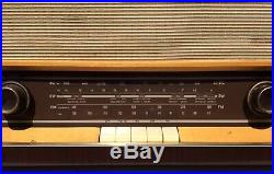 Rare Vintage Grundig Radio Model 2540 U Did Work Needs Tubes For Parts or Repair