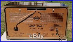 Rare Vintage Grundig Radio Model 2540 U Did Work Needs Tubes For Parts or Repair