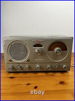 Rare Vintage National NC-57B Radio For Parts Only Lights Up Free Shipping