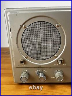 Rare Vintage National NC-57B Radio For Parts Only Lights Up Free Shipping