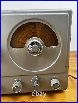 Rare Vintage National NC-57B Radio For Parts Only Lights Up Free Shipping