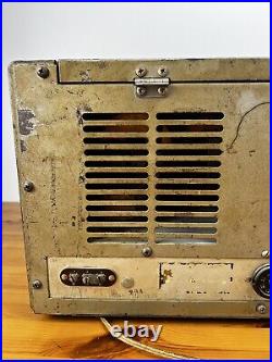 Rare Vintage National NC-57B Radio For Parts Only Lights Up Free Shipping