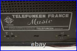 Rare Vintage Telefunken France Music Radiogram for Parts or Repair 6689