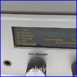 Realistic Patrolman PRO 1B VHF Monitor Receiver RARE For Parts Turns On Works