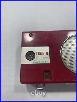 Red KOWA RAMERA. Vintage Transistor Radio and 16mm camera PARTS & REPAIR
