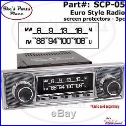 RetroSound SCP-05 Radio Vintage Look Dial/Screen Protector Blaupunkt/Becker/Euro