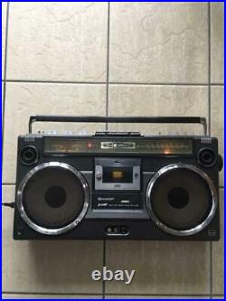 SHARP Cassette Radio Boom Box vintage Parts Or Repairs