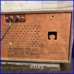 SHARP FM-22 AM FM Solid State Radio Vintage Transistor For Parts Japan
