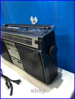 SHARP GF-308SB Cassette Radio Boom Box vintage Parts Or Repairs