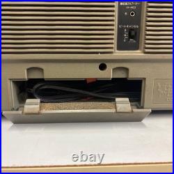 SHARP GF-909 Boombox Dual Cassette Radio Silver Junk Parts Repair Japan Vintage
