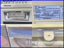 SHARP VZ-V2 Boombox Records Cassette Vintage For parts JUNK AS IS