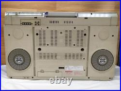 SHARP VZ-V2 Radio Cassette Boombox Vinyl Record Player JUNK For Parts From Japan