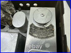 SILVERTONE NEUTRODYNE METAL BREADBOX MODEL RADIO 7 Tubes UNTESTED PARTS