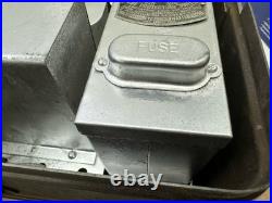 SILVERTONE NEUTRODYNE METAL BREADBOX MODEL RADIO 7 Tubes UNTESTED PARTS