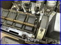 SILVERTONE NEUTRODYNE METAL BREADBOX MODEL RADIO 7 Tubes UNTESTED PARTS
