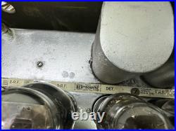 SILVERTONE NEUTRODYNE METAL BREADBOX MODEL RADIO 7 Tubes UNTESTED PARTS