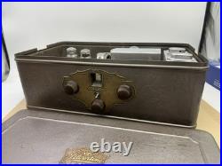 SILVERTONE NEUTRODYNE METAL BREADBOX MODEL RADIO 7 Tubes UNTESTED PARTS