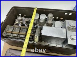 SILVERTONE NEUTRODYNE METAL BREADBOX MODEL RADIO 7 Tubes UNTESTED PARTS