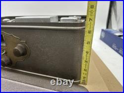 SILVERTONE NEUTRODYNE METAL BREADBOX MODEL RADIO 7 Tubes UNTESTED PARTS