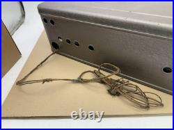 SILVERTONE NEUTRODYNE METAL BREADBOX MODEL RADIO 7 Tubes UNTESTED PARTS