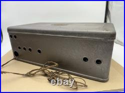 SILVERTONE NEUTRODYNE METAL BREADBOX MODEL RADIO 7 Tubes UNTESTED PARTS
