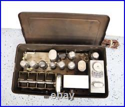 SILVERTONE NEUTRODYNE METAL BREADBOX Tube Radio Parts Only