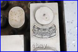 SILVERTONE NEUTRODYNE METAL BREADBOX Tube Radio Parts Only