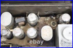 SILVERTONE NEUTRODYNE METAL BREADBOX Tube Radio Parts Only