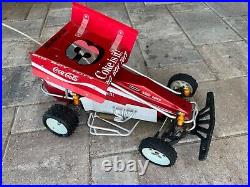 SOLD AS PARTS ONLY BBT-RC10 CONVERSION scale electric rc sprint car vintage